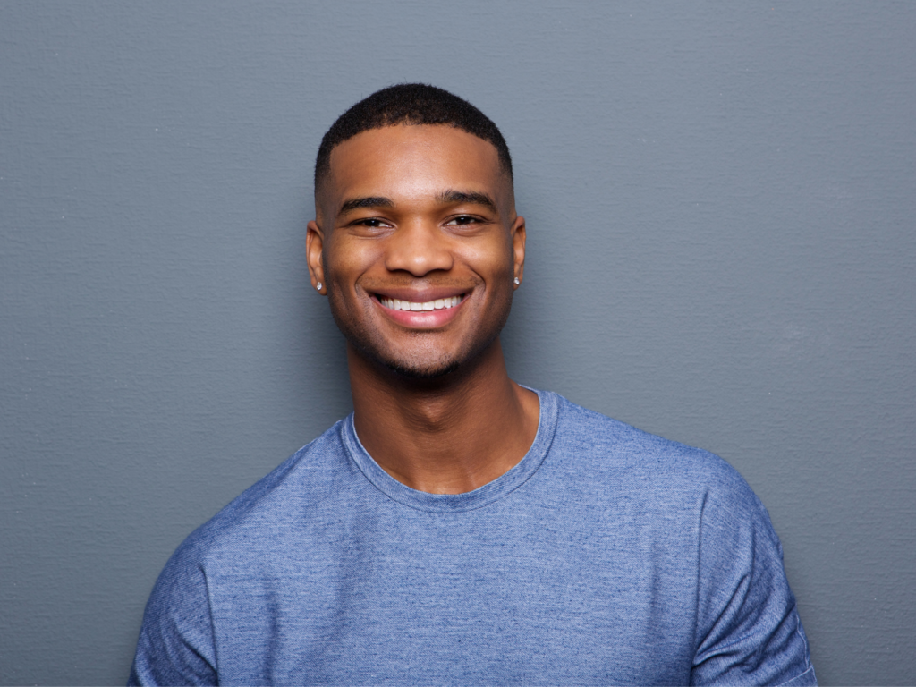 Male Model Smiling One Dental